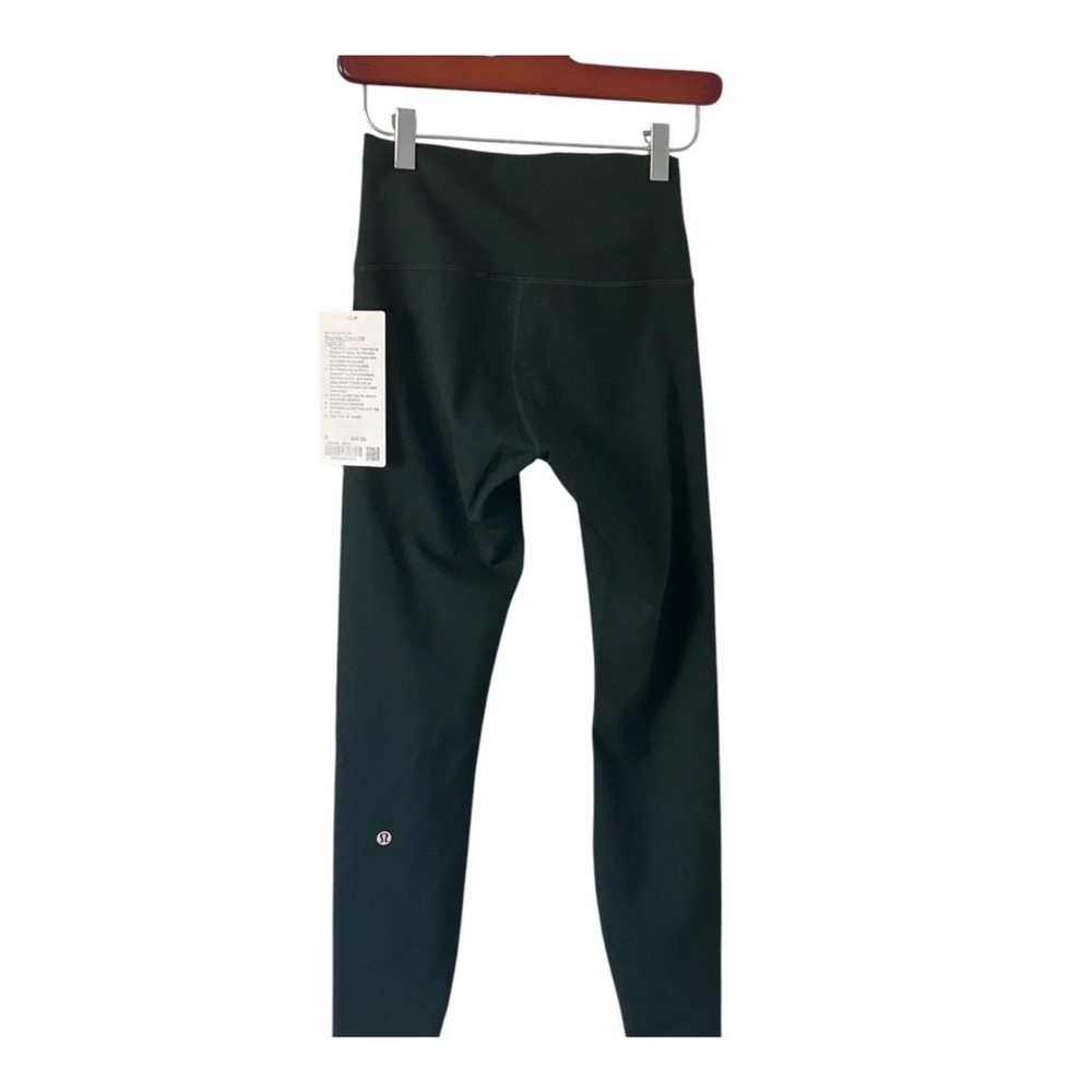 💚NEW💚LULULEMON FOREST GREEN HIGH WAIST LEGGINGS SIZE 2 - Picture 2 of 11